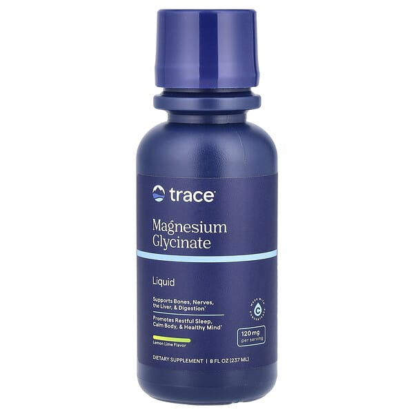 Trace, Liquid Magnesium Glycinate, Lemon Line, 8 fl oz (237 ml)