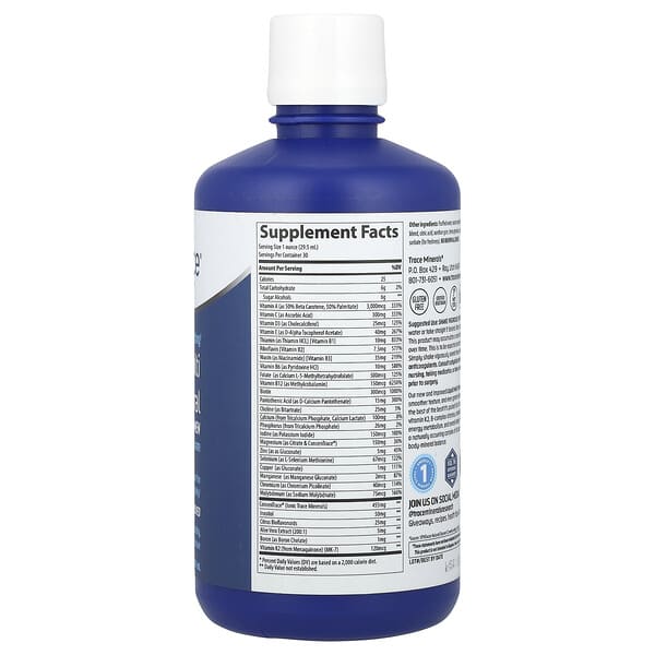 Alternative view of Trace, Liquid Multi Vitamin-Mineral, For Men & Women, Orange Mango, 30 fl oz (887 ml)