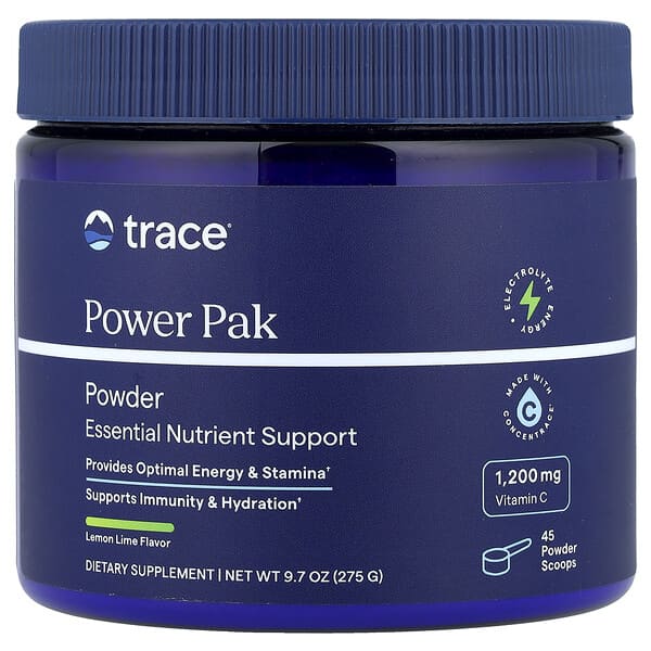 Trace, Power Pak, Lemon Lime, 9.7 oz (275 g)