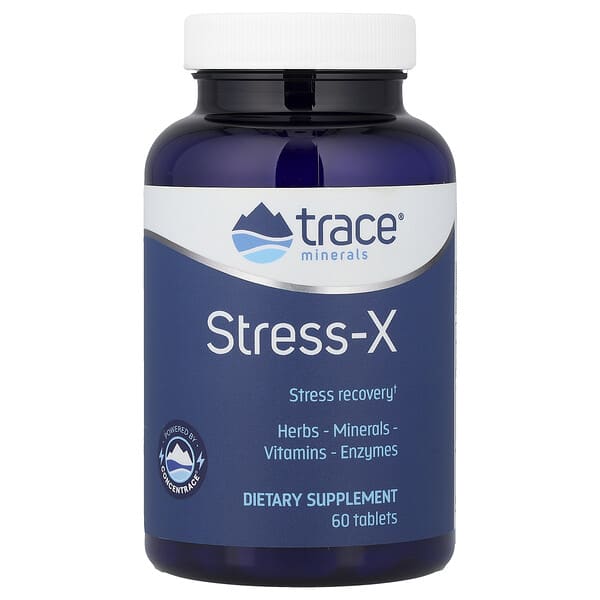 Trace, Stress-X, 60 Tablets