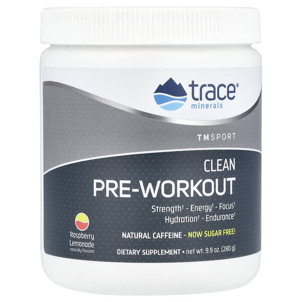 Trace, TM Sport, Clean Pre Workout, Raspberry Lemonade, 9.9 oz (280 g)