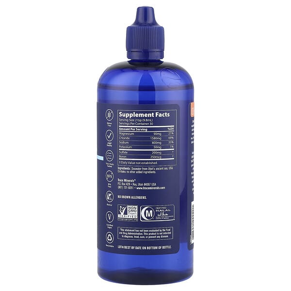 Alternative view of Trace, Utah Sea Minerals, 10 fl oz (296 ml)