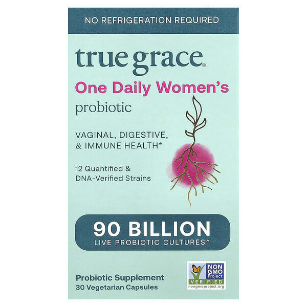 True Grace, One Daily Women's Probiotic, 30 Vegetarian Capsules