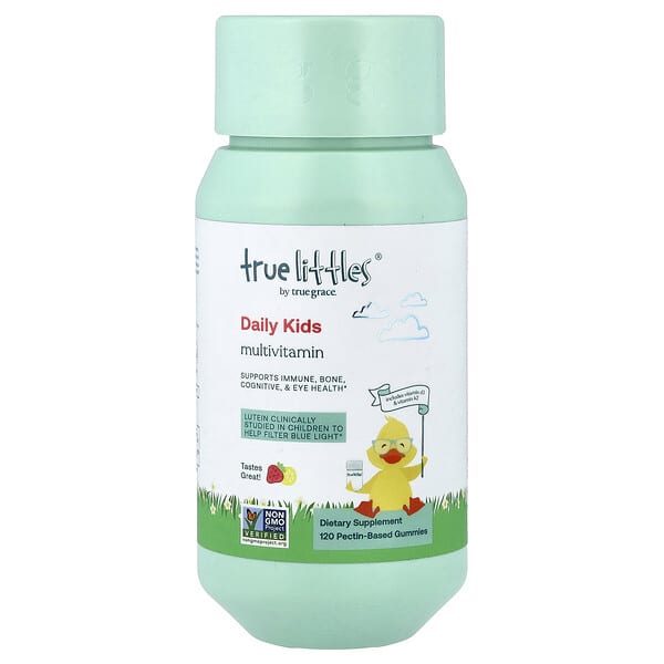 True Grace, True Littles® Daily Kids Multivitamin, 120 Pectin-Based Gummies