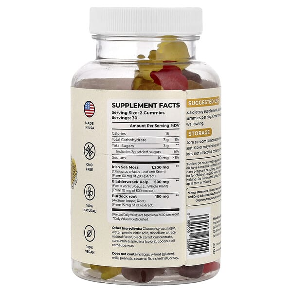 Alternative view of True Sea Moss, Sea Moss Gummies, 60 Gummies