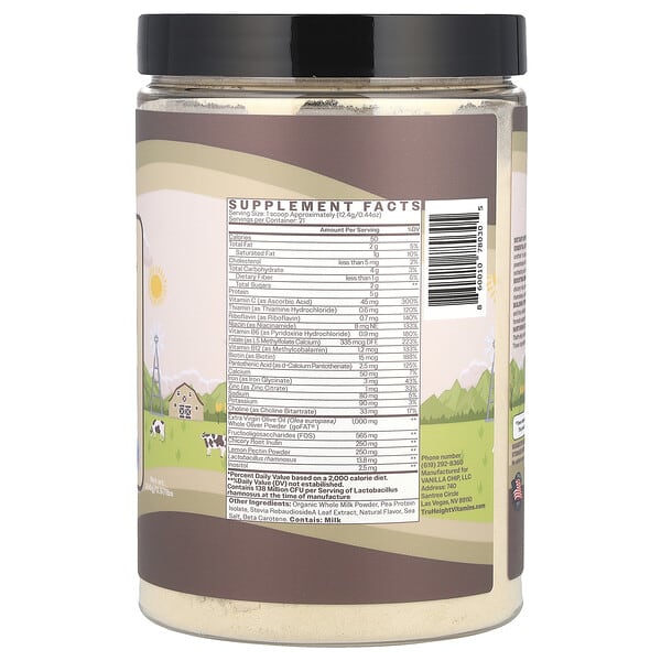 Alternative view of TruHeight, Advanced Toddler Formula+, For Ages 1-3, Vanilla, 0.57 lbs (260 g)