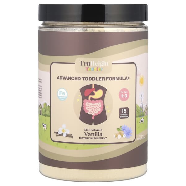 TruHeight, Advanced Toddler Formula+, For Ages 1-3, Vanilla, 0.57 lbs (260 g)