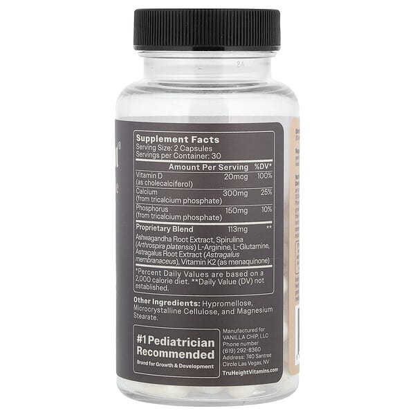 Alternative view of TruHeight, Growth Capsule, For Ages 5+, 60 Capsules