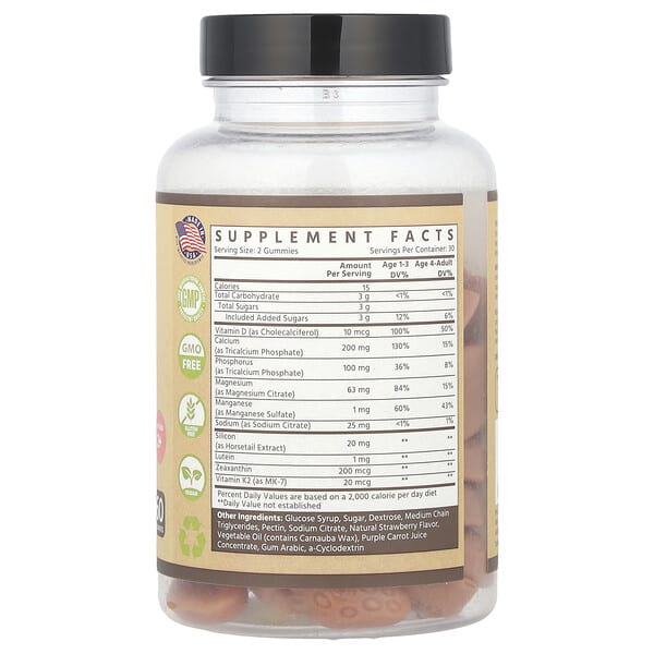 Alternative view of TruHeight, Kids, Bone Growth Gummies , For Kids 2+, Strawberry, 60 Gummies