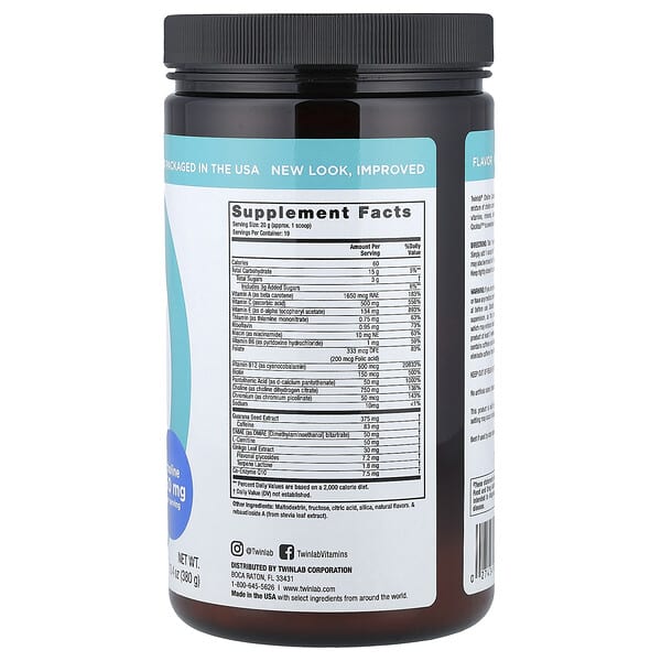 Alternative view of Twinlab, Choline Cocktail, 13.4 oz (380 g)