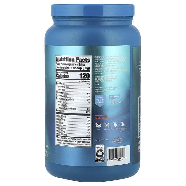 Alternative view of Vega, Premium, Protein + Supergreens™, Creamy Vanilla, 1 lb 10.8 oz (760 g)