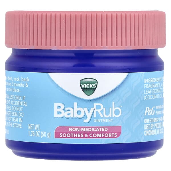 Vicks, Baby Rub™ Ointment, 3+ Months , 1.76 oz (50 g)