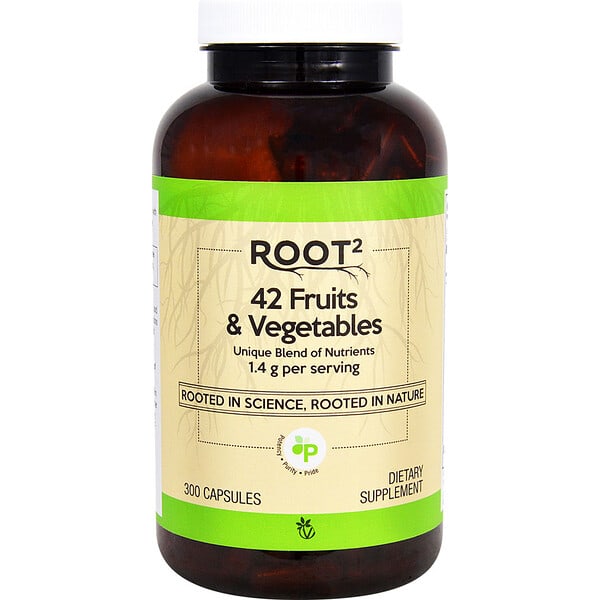 Vitacost, 42 Fruits & Vegetables‡, 1.4 g per serving, 300 Capsules