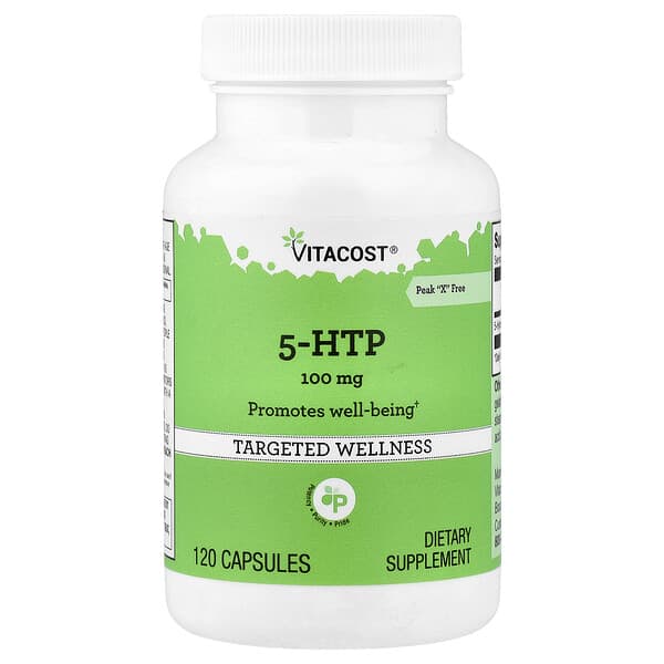 Vitacost, 5-HTP, 100 mg, 120 Capsules
