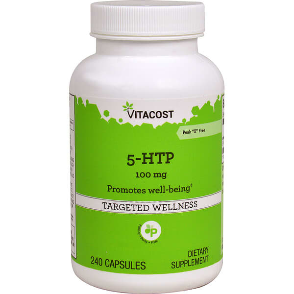 Vitacost, 5-HTP, 100 mg, 240 Capsules