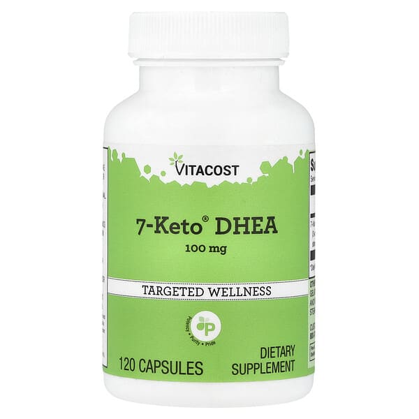 Vitacost, 7-Keto® DHEA, 100 mg, 120 Capsules