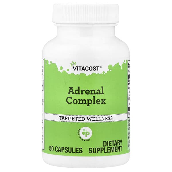 Vitacost, Adrenal Complex, 50 Capsules
