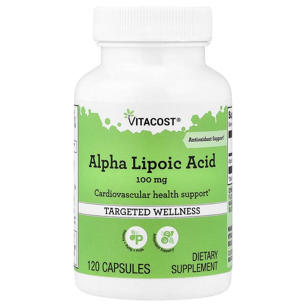 Vitacost, Alpha Lipoic Acid, 100 mg, 120 Capsules