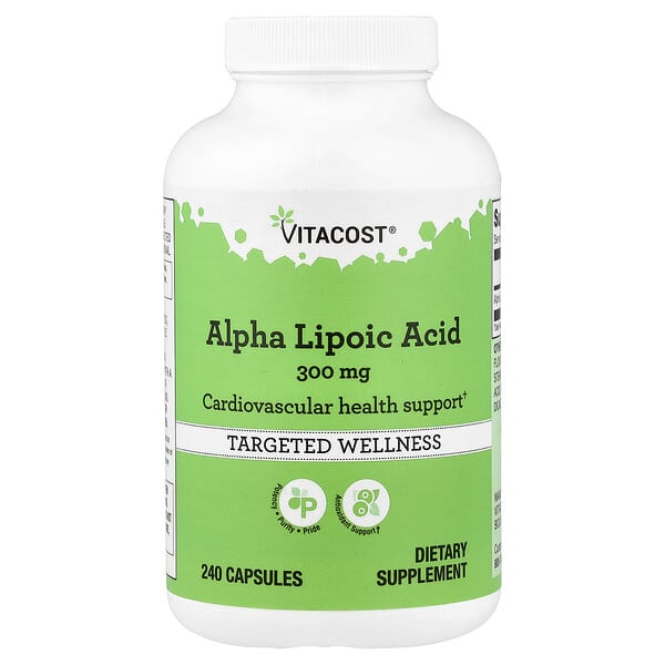 Vitacost, Alpha Lipoic Acid, 300 mg, 240 Capsules 4 Vitacost, Alpha Lipoic Acid, 300 mg, 240 Capsules