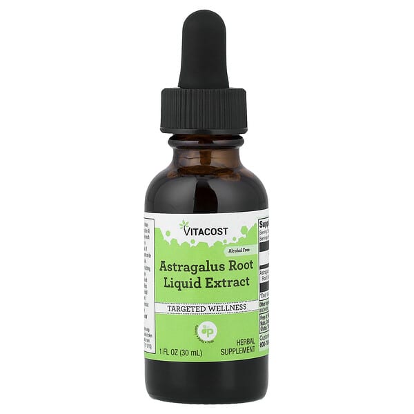 Vitacost, Astragalus Root Liquid Extract, Alcohol Free, 1 fl oz (30 ml)
