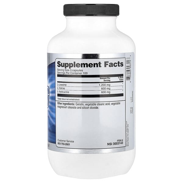 Vitacost, BCAAs, 300 Capsules 2 Vitacost, BCAAs, 300 Capsules - Ảnh 2