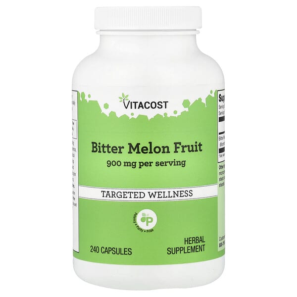 Vitacost, Bitter Melon Fruit, 240 Capsules (450 mg per Capsule)