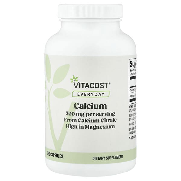 Vitacost, Calcium, 250 Capsules (150 mg per Capsule)