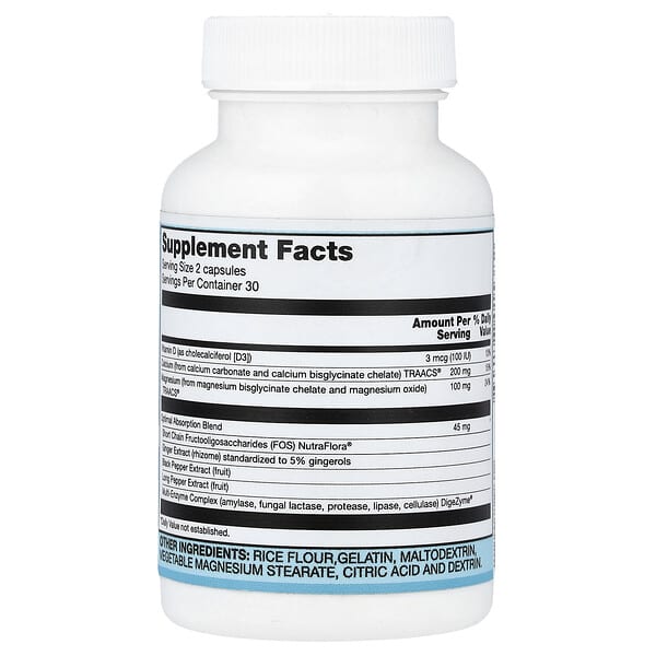 Alternative view of Vitacost, Chelated Calcium & Magnesium , 60 Capsules
