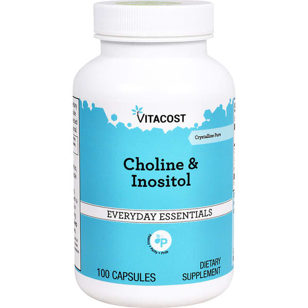 Vitacost, Choline & Inositol, 100 Capsules