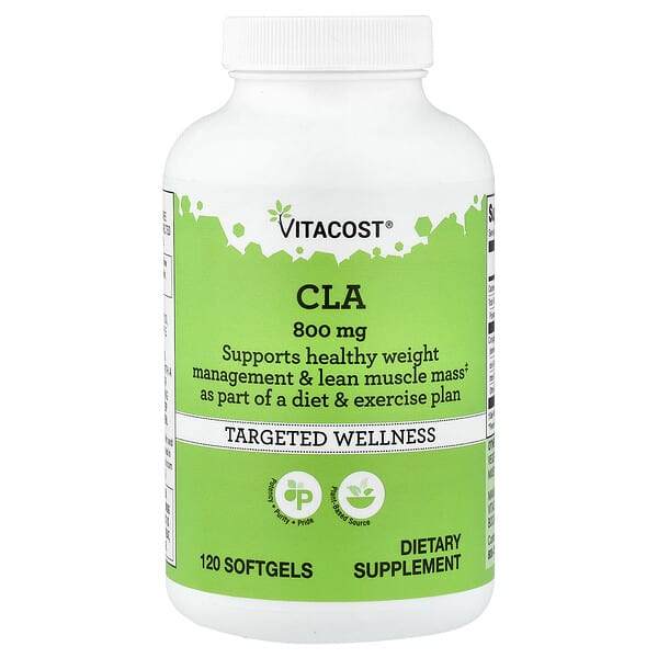 Vitacost, CLA, 800 mg, 120 Softgels