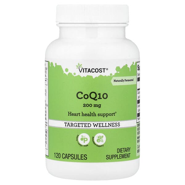 Vitacost, CoQ10, 200 mg, 120 Capsules 4 Vitacost, CoQ10, 200 mg, 120 Capsules