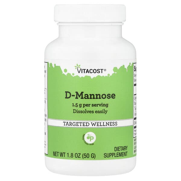 Vitacost, D-Mannose, 1.8 oz (50 g)