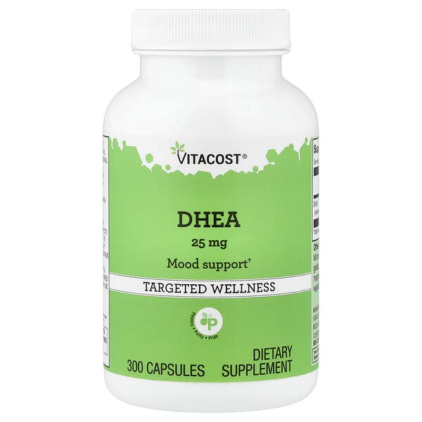 Vitacost, DHEA, 25 mg, 300 Capsules 4 Vitacost, DHEA, 25 mg, 300 Capsules