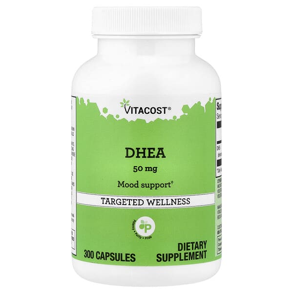 Vitacost, DHEA, 50 mg, 300 Capsules