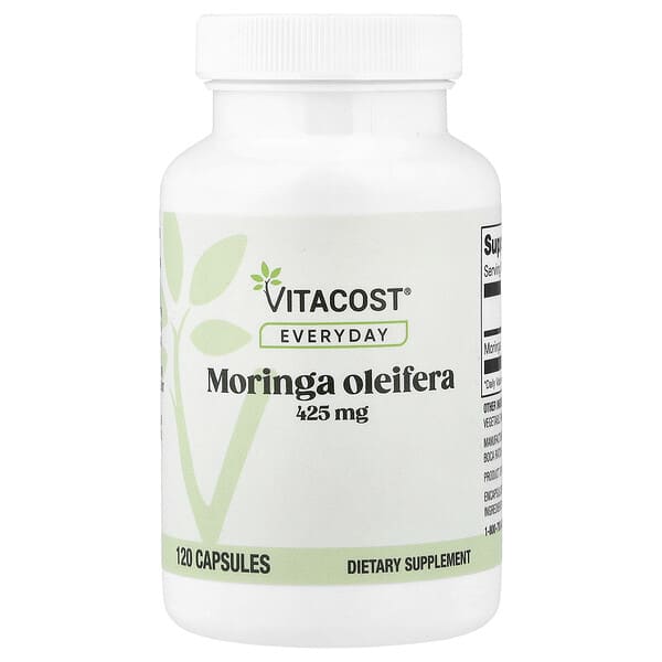 Vitacost, Everyday, Moringa Oleifera, 425 mg, 120 Capsules