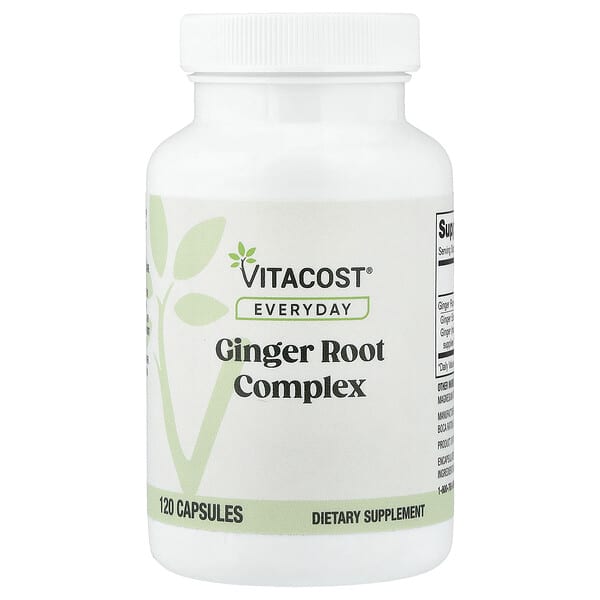 Vitacost, Ginger Root Complex, 120 Capsules (350 mg per Capsule)