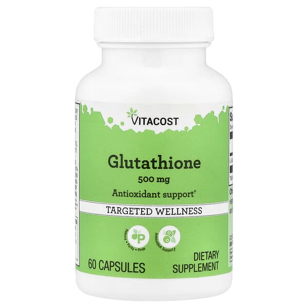 Vitacost, Glutathione, 500 mg, 60 Capsules
