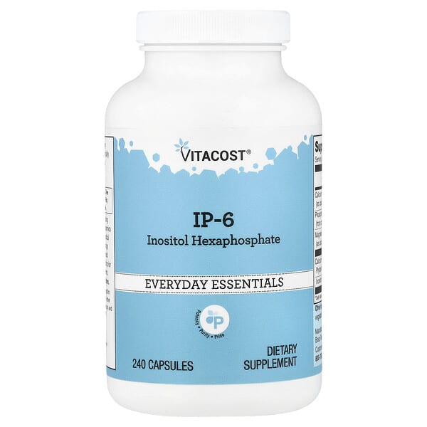 Vitacost, IP- 6, Inositol Hexaphosphate, 240 Capsules