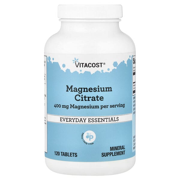 Vitacost, Magnesium Citrate, 120 Tablets (200 mg per Tablet)