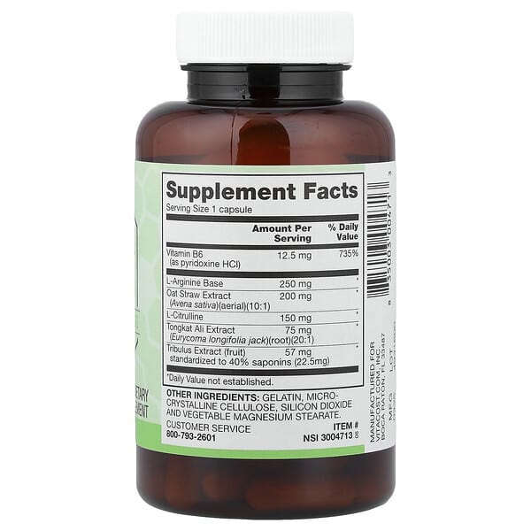 Alternative view of Vitacost, Men's Passion Booster , 30 Capsules