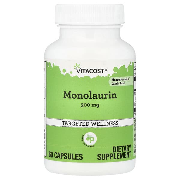 Vitacost, Monolaurin, 60 Capsules