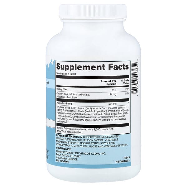 Alternative view of Vitacost, Multi-Fiber Complex, 275 Tablets