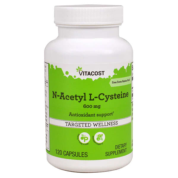 Vitacost, N-Acetyl L-Cysteine, 600 mg, 120 Capsules