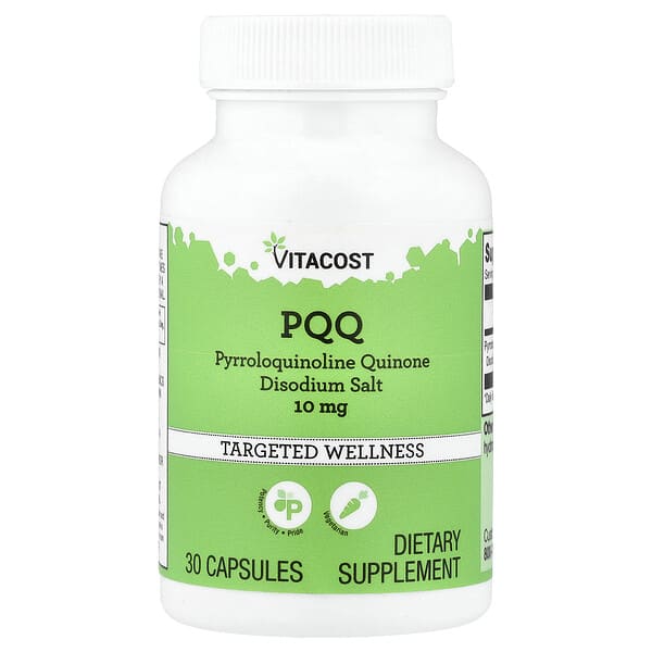 Vitacost, PQQ, 10 mg, 30 Capsules