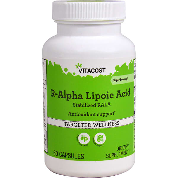 Vitacost, R-Alpha Lipoic Acid Stabilized RALA, 210 mg, 60 Capsules