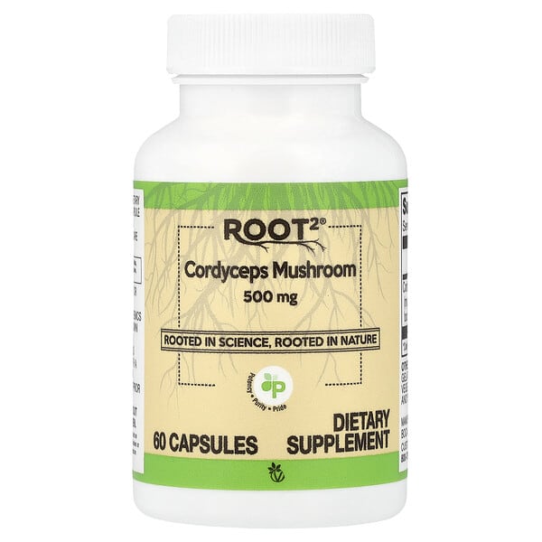 Vitacost, Root2®, Cordyceps Mushroom, 500 mg, 60 Capsules