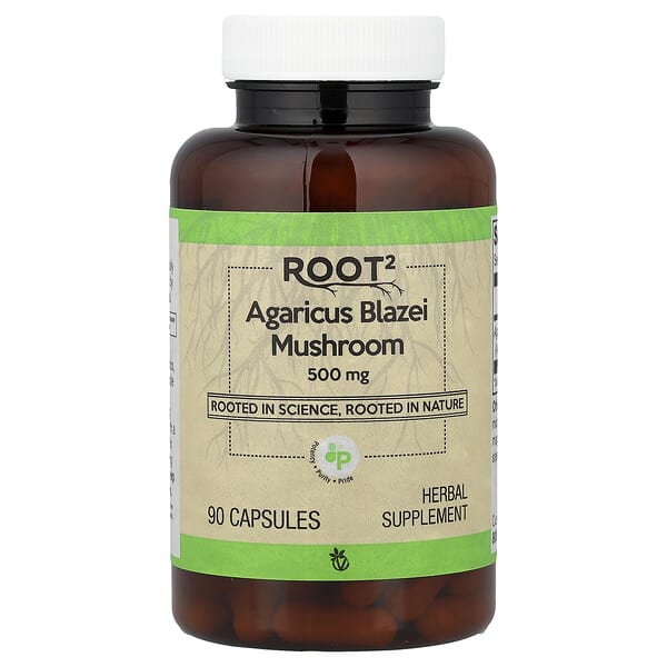 Vitacost, Root2, Agaricus Blazei Mushroom, 500 mg, 90 Capsules 2 Vitacost, Root2, Agaricus Blazei Mushroom, 500 mg, 90 Capsules