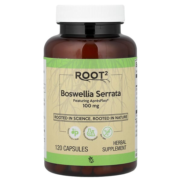 Vitacost, Root2, Boswellia Serrata, 100 mg, 120 Capsules