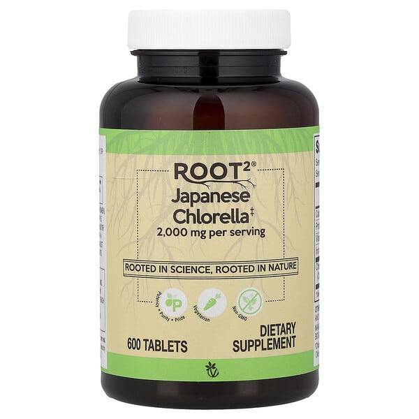Vitacost, Root2®, Japanese Chlorella, 600 Tablets