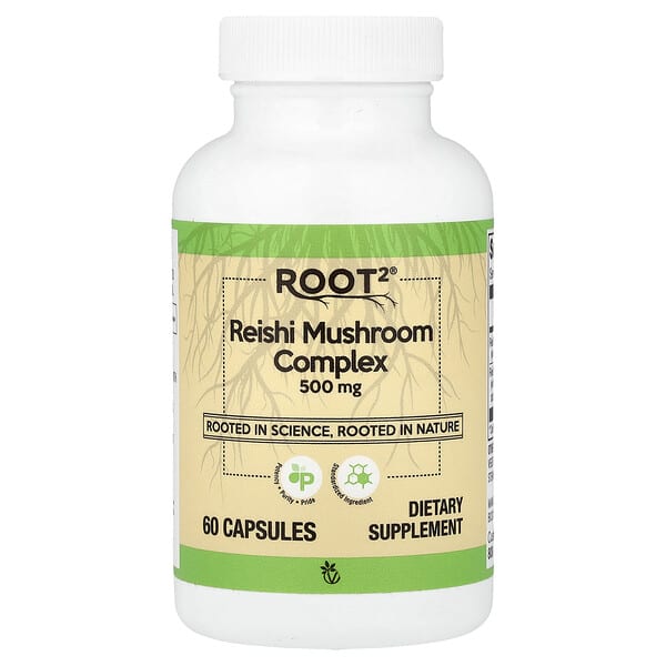 Vitacost, Root2®, Reishi Mushroom Complex, 500 mg, 60 Capsules